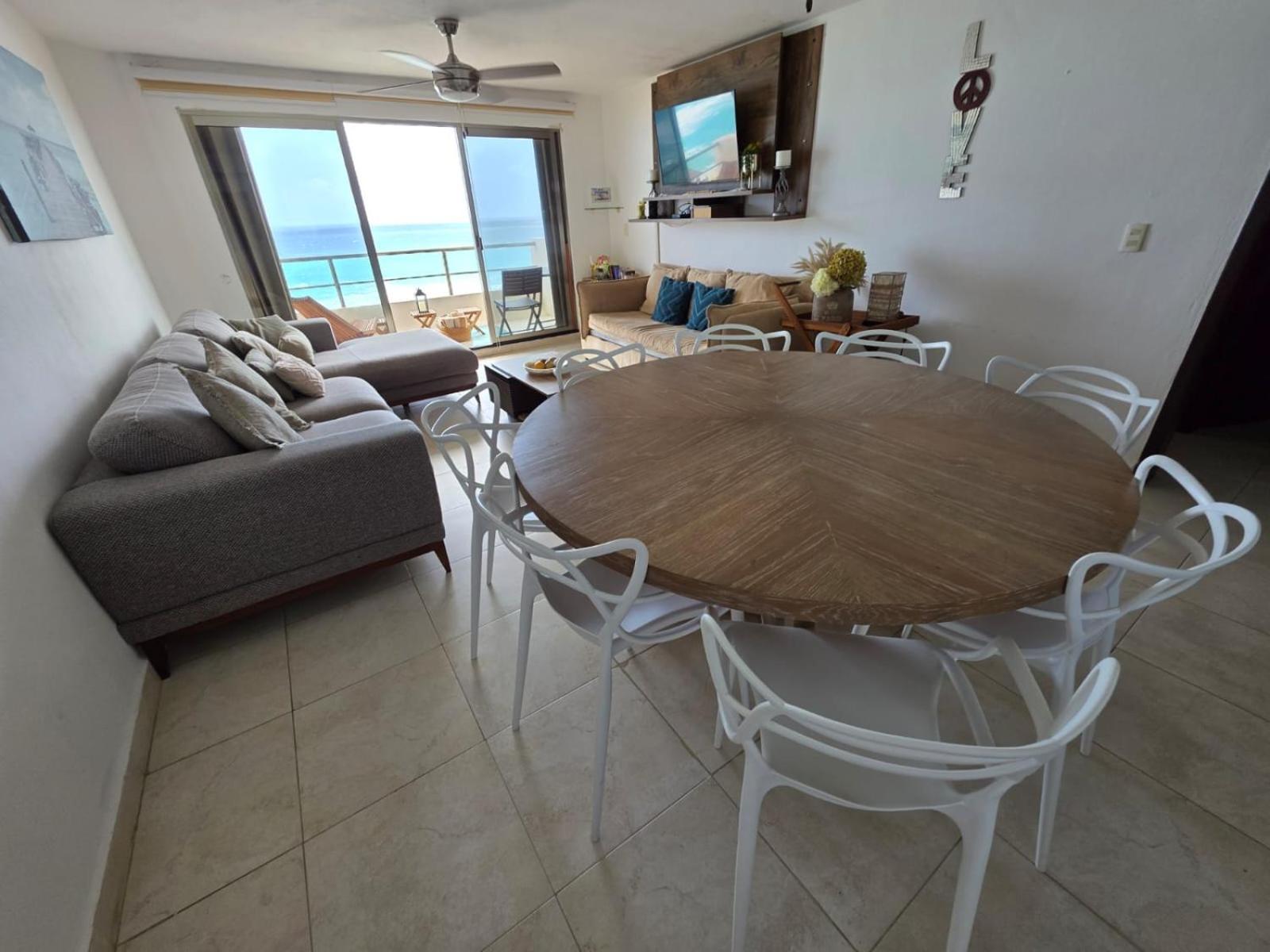 Perfect Vacation Getaway,Ocean View,Wifi, Beach Cancún Exteriör bild