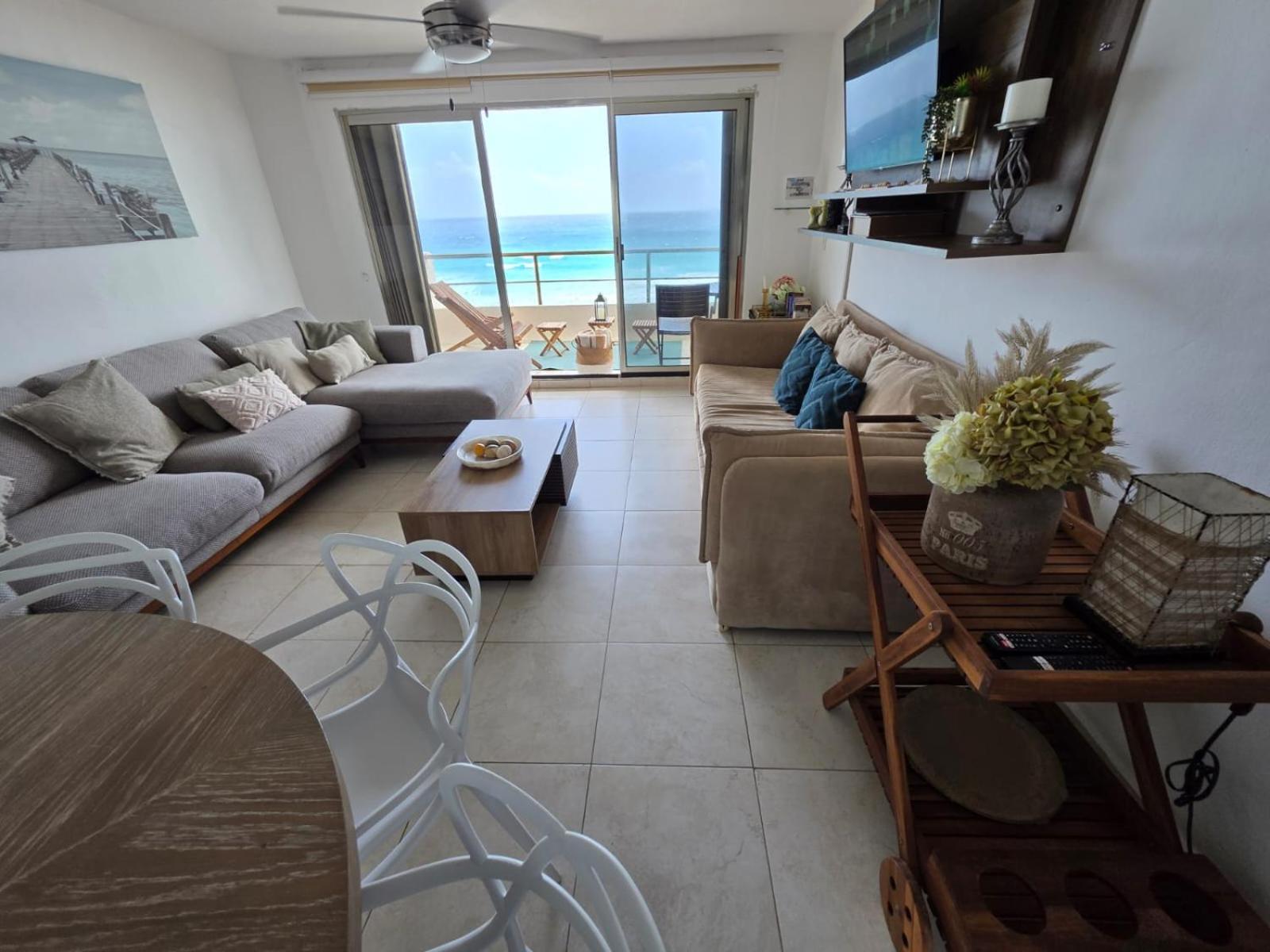 Perfect Vacation Getaway,Ocean View,Wifi, Beach Cancún Exteriör bild