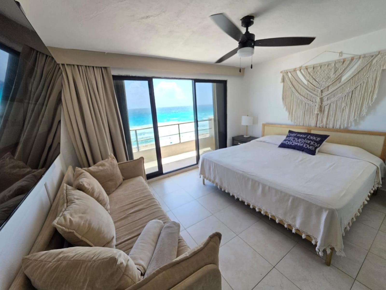 Perfect Vacation Getaway,Ocean View,Wifi, Beach Cancún Exteriör bild